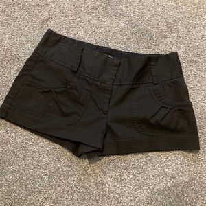 Womens black dress shorts